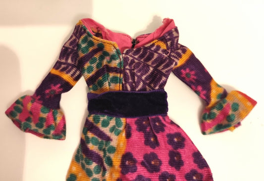 Barbie 1970s 1971 Dress Colour 3438 Peasant Dressy
