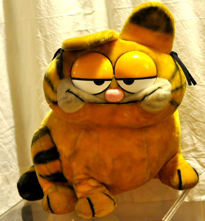 original Garfield Großfigur sehr rar 1980er Jahre Sammlerstück Stofftier Dakin