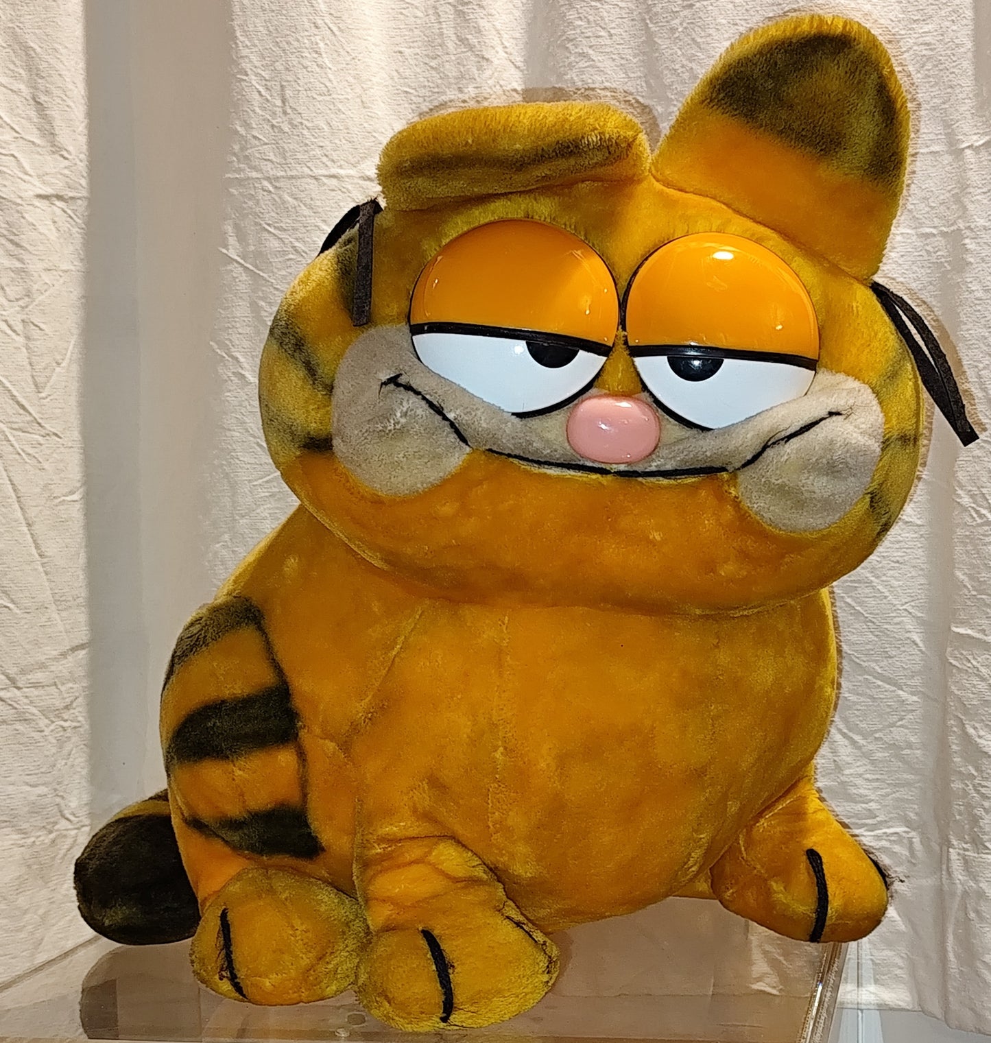 original Garfield Großfigur sehr rar 1980er Jahre Sammlerstück Stofftier Dakin