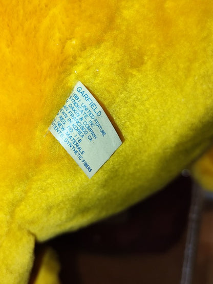 original Garfield Großfigur sehr rar 1980er Jahre Sammlerstück Stofftier Dakin