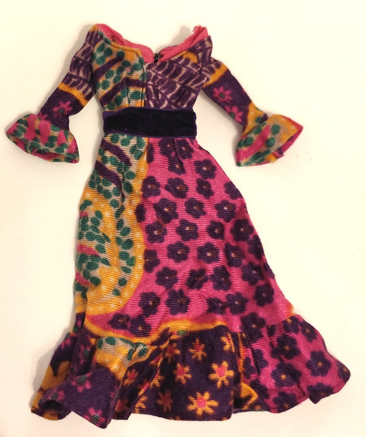 Barbie 1970s 1971 Dress Colour 3438 Peasant Dressy