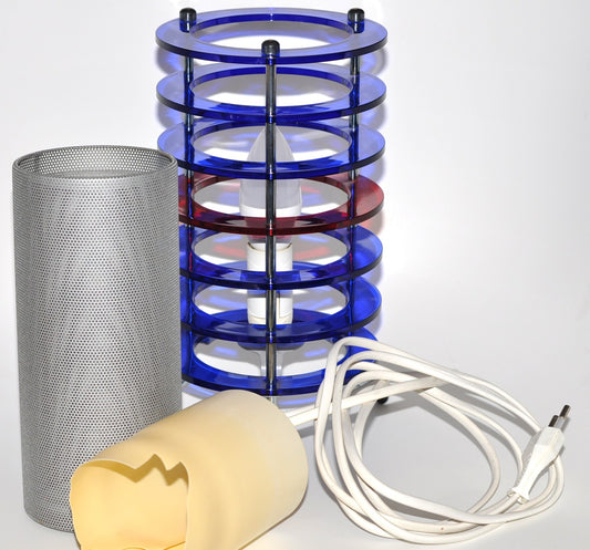 Leuchte Ikea Design Time Tunnel 1990er gebraucht 25cm